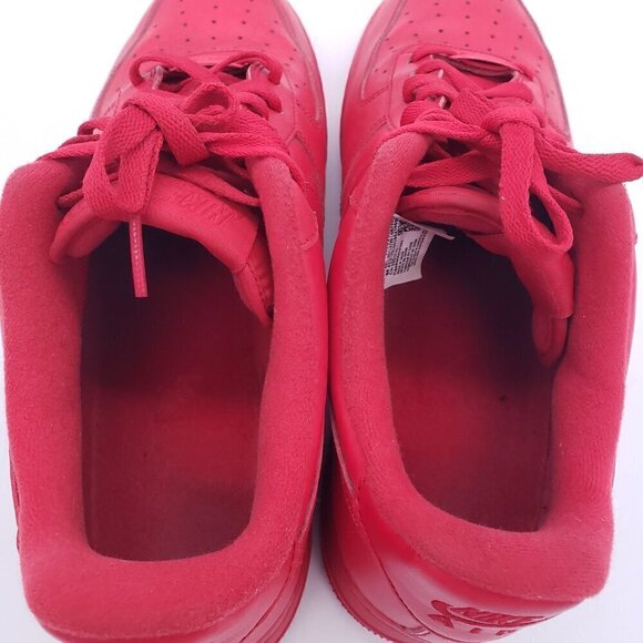 Nike Air Force 1 Mens 11.5 Triple Red Low Shoe Sneaker CW6999-600 - Picture 8 of 12